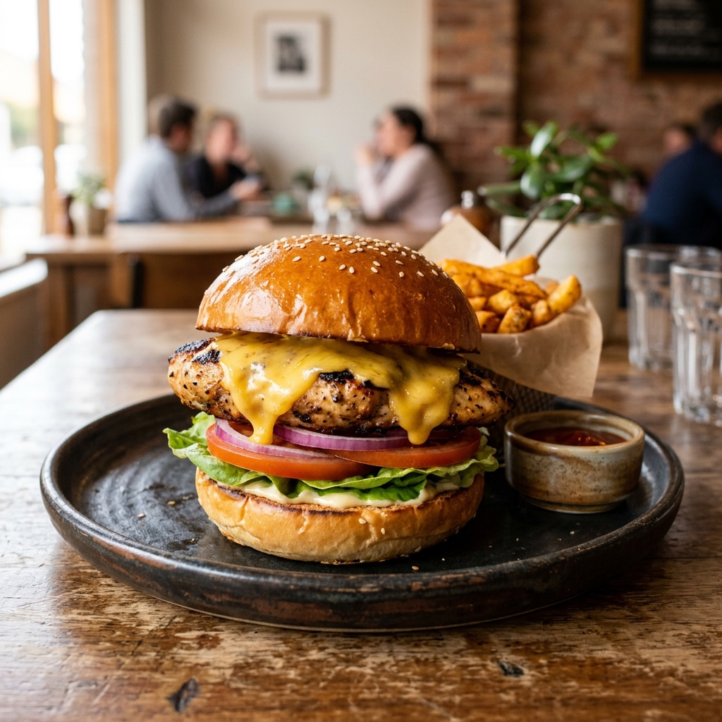 Chicken Cheese Burger